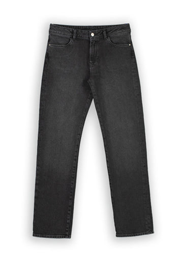 Pont jeans donna nero cropped